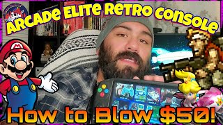 Lets Unboxx amp Play  The Arcade Elite Retro Console 📦🕹🎮 [upl. by Staffard]