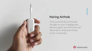 Twelve South AirFly Pro Bluetooth Wireless Audio TransmitterReceiver for up to 2 AirPods [upl. by Enamrej497]