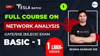 Basics Part  1  Network Analysis Full Course  GATEESE EEECE Exam  Bhima Sankar [upl. by Gregg642]