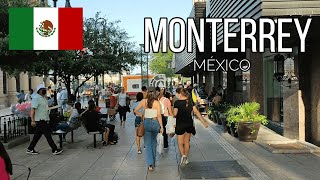 Monterrey Mexico Walking Tour 4k [upl. by Eecats]