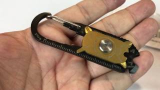 20in1 Carabiner EDC Survival Keychain [upl. by Harwill75]