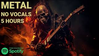 5 Hours of Melodic Metal  No Vocals  New and classic songs  Perfect for Gaming and Workouts [upl. by Icram986]