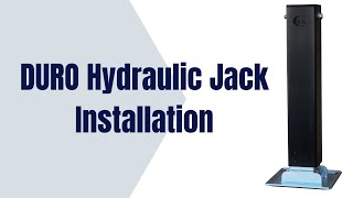 DURO Hydraulic Trailer Jack Installation  Replace your jack with a Stillwell Jack [upl. by Akeihsal]