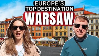 WARSAW is AWESOME 😱 First Impressions of WARSAW Poland [upl. by Oruam964]