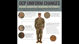 How to wear the air force ocp multicam uniform  ocp wear guide 2021 [upl. by Gervase104]