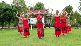 Tarian Dayak Kreasi SMK Negeri 1 Simpang Hulu [upl. by Fairfax]