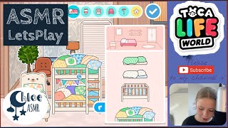 Toca Life ASMR  I Bought The Snuggle Cubs Furniture Pack  Lets Play Toca Boca  ChloeASMR [upl. by Solakcin]