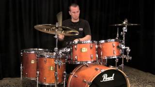 Pearl Session Studio Classic Drum Set 24121316  Matte Liquid Amber [upl. by Ardnod]