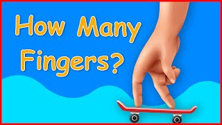 How Many Fingers  Songs For Children  Five Fingers [upl. by Ennoid246]