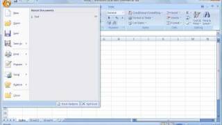 Excel 2007 Tutorial 1 Intro [upl. by Engvall]