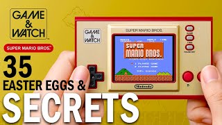 Game amp Watch Super Mario Bros ALL 35 Secrets and Hidden Bits [upl. by Ettolrahc]