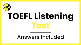 New TOEFL Listening Test with Answers [upl. by Tenaej]