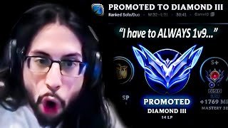 Imaqtpie quotDiamond players are TRASH I have to carry themquot [upl. by Kaehpos]