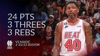 Udonis Haslem 24 pts 3 threes 3 rebs vs Magic 2223 season [upl. by Retnyw]