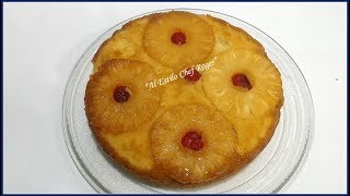 Receta Volteado de piña  Cocineros Mexicanos [upl. by Assilac985]