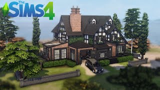 Windenburg Mansion NO CC  Sims 4 SpeedBuild LOFI [upl. by Analrahc]