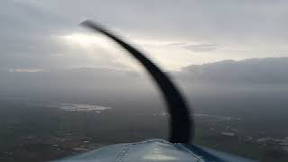 24th January 2024 PA38 air experience flight Liverpool  Stoke on Trent misty wx [upl. by Bakki]