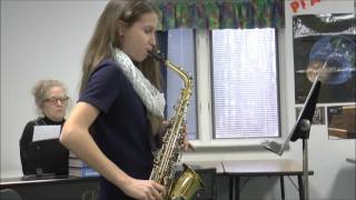 Musettas Waltz from La Boheme  Alto Sax Solo [upl. by Rofotsirk728]