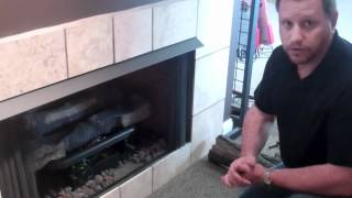 How to light gas log pilot lights  Chattanooga TN [upl. by Oicneserc348]