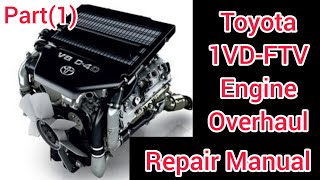 Part11VDFTV V8 45L Engine Rebuilding Repair Manual Of Toyota Land Cruiser [upl. by Trstram996]