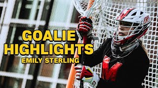 Maryland v Florida GOALIE HIGHLIGHTS  Emily Sterling [upl. by Retrac]