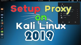 How to set proxy on Kali Linux  2019 [upl. by Irmgard]