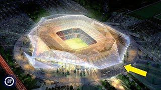 8 Increíbles Estadios del Mundial QATAR 2022  Construcciones Asombrosas [upl. by Brand789]