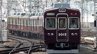 阪急3000系3064F 回送宝塚線・十三通過 [upl. by May984]