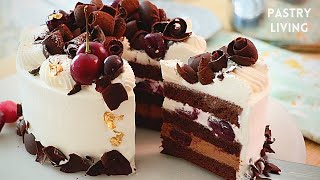 Amazing Black Forest Cake Recipe 🍒 [upl. by Hildegarde]