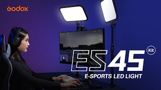 Introducing Godox Esports LED Light ES45 Kit [upl. by Onez]