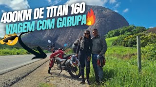 400KM na CG Titan 160  Bahia x Espírito Santo [upl. by Ahtnicaj]