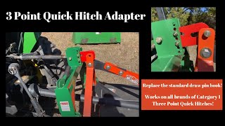 3 Point Quick Hitch Adapter [upl. by Gnahc790]