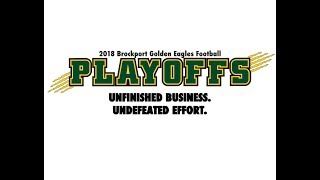 2018 Brockport Football NCAA Playoff Highlights  Round 1 [upl. by Alyahc184]