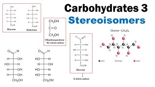 Carbohydrates 3  Stereoisomers  Spatial isomerism  Isomerism in Monosaccharides  Dr Ghanshyam [upl. by Yelrebmyk]