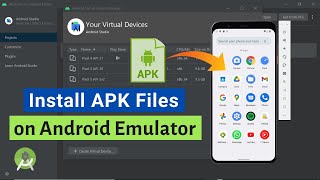 How to Install APK Files in Android Studio Emulator 3 Methods [upl. by Sinnek]