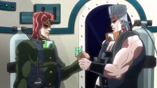 Jojos Bizarre Adventure Kakyoin and Polnareff Manly Handshake [upl. by Mame37]