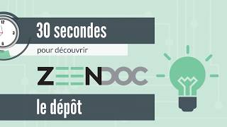 30 secondes pour découvrir Zeendoc  le dépôt [upl. by Fonzie]