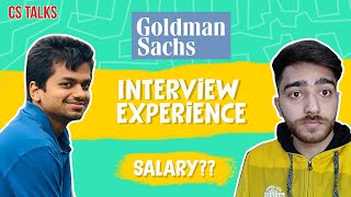 Everything About Goldman Sachs  Interview Experience  Salaries Chemical Engg to Software Engg [upl. by Aneala770]