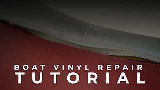 Boat Seat Repair Tutorial [upl. by Ciel]