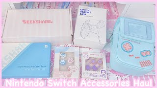 Nintendo Switch Accessories Haul by Geekshare [upl. by Ahsaret86]