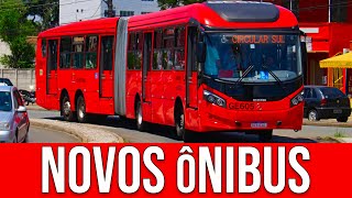 Novos Ônibus de CuritibaPR 20192020 [upl. by Wenn]