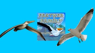 Wing remodels Pelagornis  seagull and albatross Feather Family road1500subs [upl. by Svirad]