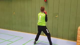 Handball Goalkeeper TrainingCoordination exercise [upl. by Eigger]