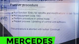 Mercedes bluetec Adblue reset [upl. by Alleb]
