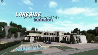 lakeside minimalist mansion 600K  bloxburg tour  roblox  traziez [upl. by Scribner]