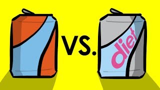 Diet Soda vs Regular Soda  Which is Better For You [upl. by Ahsenyl124]