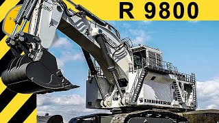 BIGGEST EXCAVATOR IN THE WORLD 4000 HP amp 800 TONS  LIEBHERR R 9800 [upl. by Merwyn]