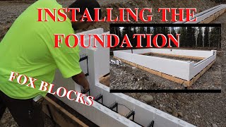 Building an ICF foundation Crawl SpaceFOXBLOCKS [upl. by Nywloc]