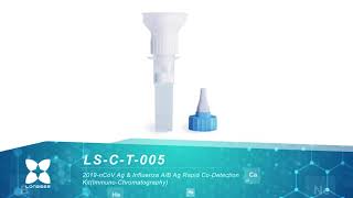 LONGSEE selftest 2019nCoV Ag amp Influenza AB Ag Rapid CoDetection KitImmunoChromatography [upl. by Marcelia]