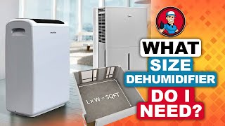 What Size Dehumidifier Do I Need 📏 Informational Guide  HVAC Training 101 [upl. by Anahtor]